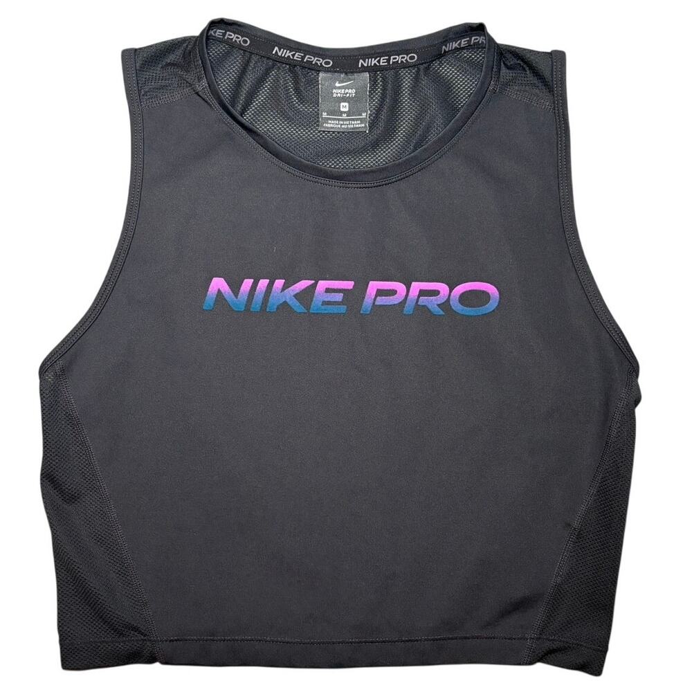 Nike Pro Cropped Mesh Running Tank Women's Medium